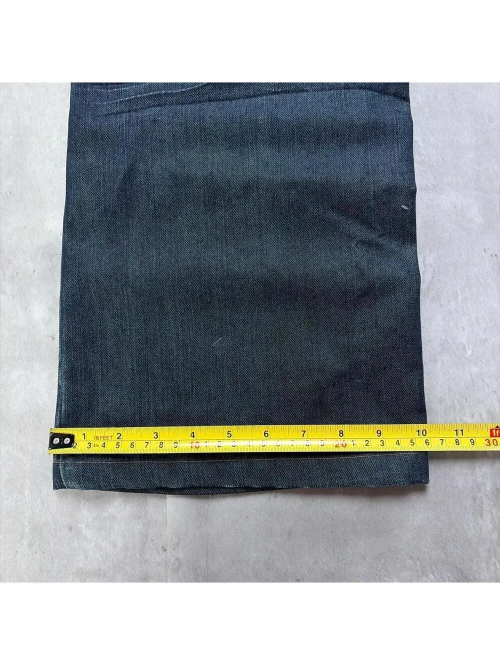 Y2K Dark Wash Request Grunge Bootcut Skater Denim Jeans